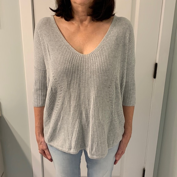 Gray Knit Sweater - Picture 2 of 11